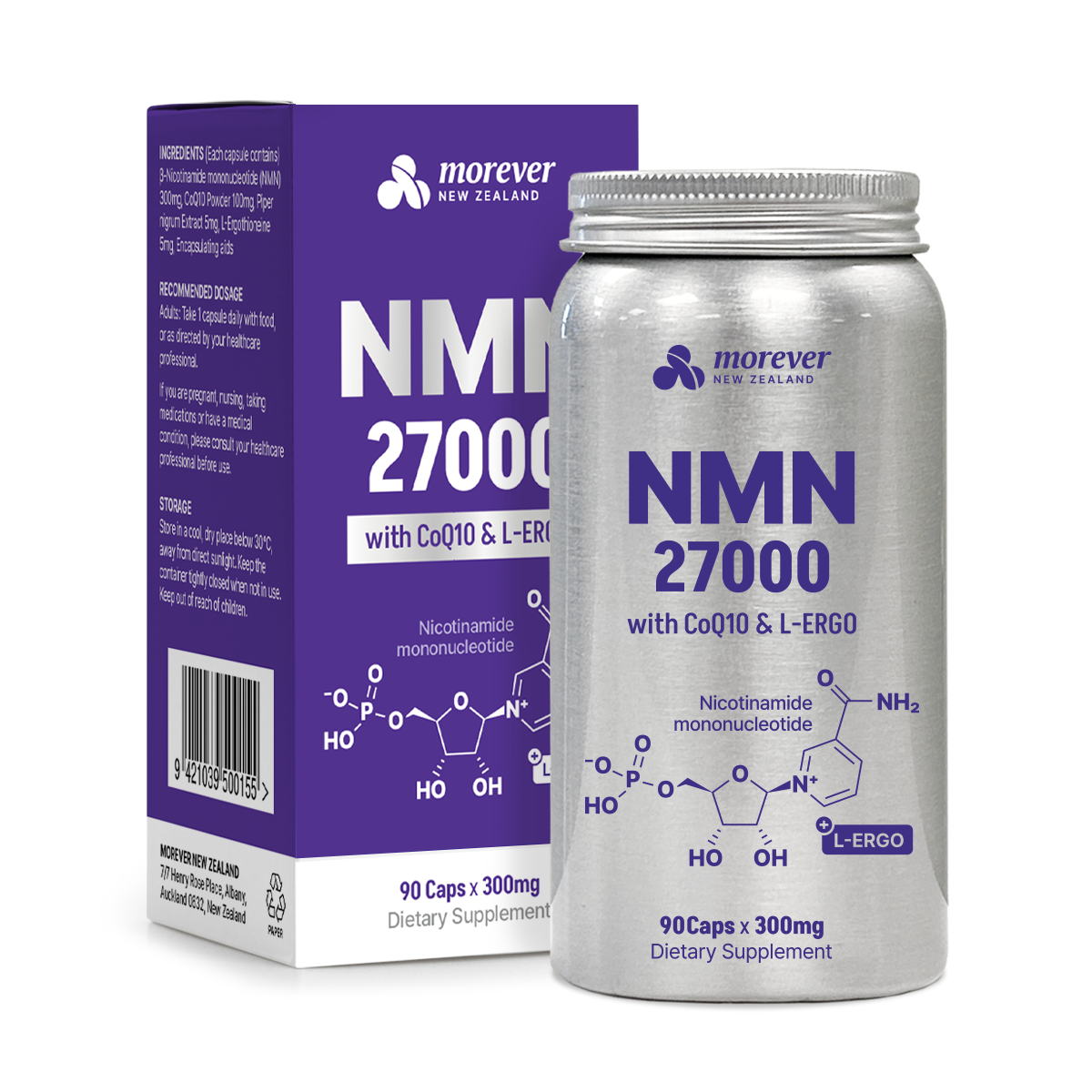 NMN 27000 with CoQ10 & L-Ergo